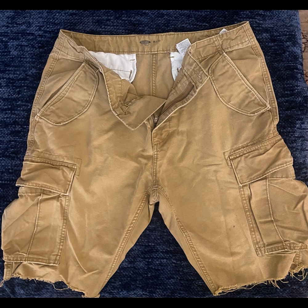 Khaki Cargo Shorts